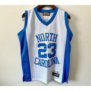Michael Jordan North‎ Carolina Tar Hardwood Legends Headmaster Jersey Mens Sz L